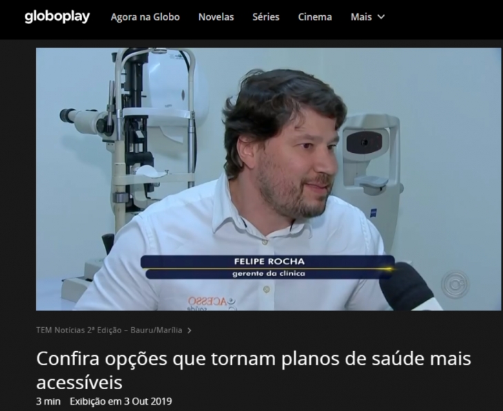 Acesso Sa&uacute;de na TV Tem