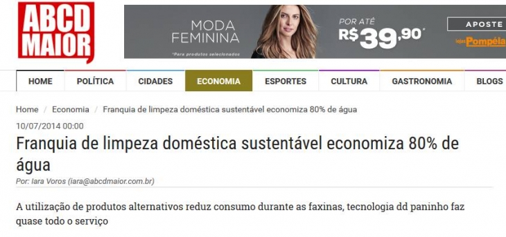 House Maid no jornal ABCD Maior