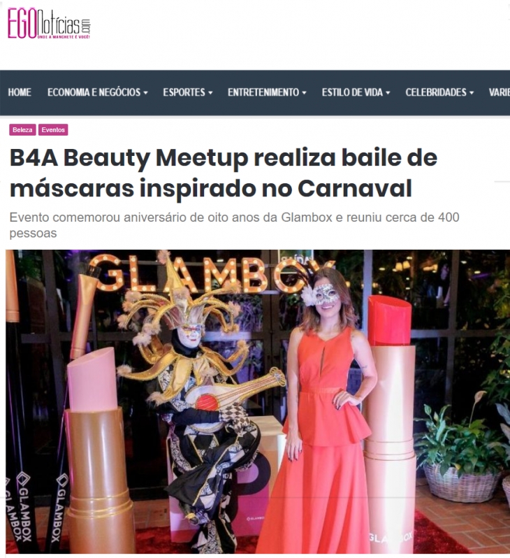 B4A no portal Ego Not&iacute;cias