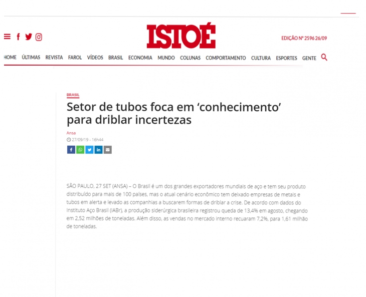 Abimei na Isto&Eacute; Dinheiro