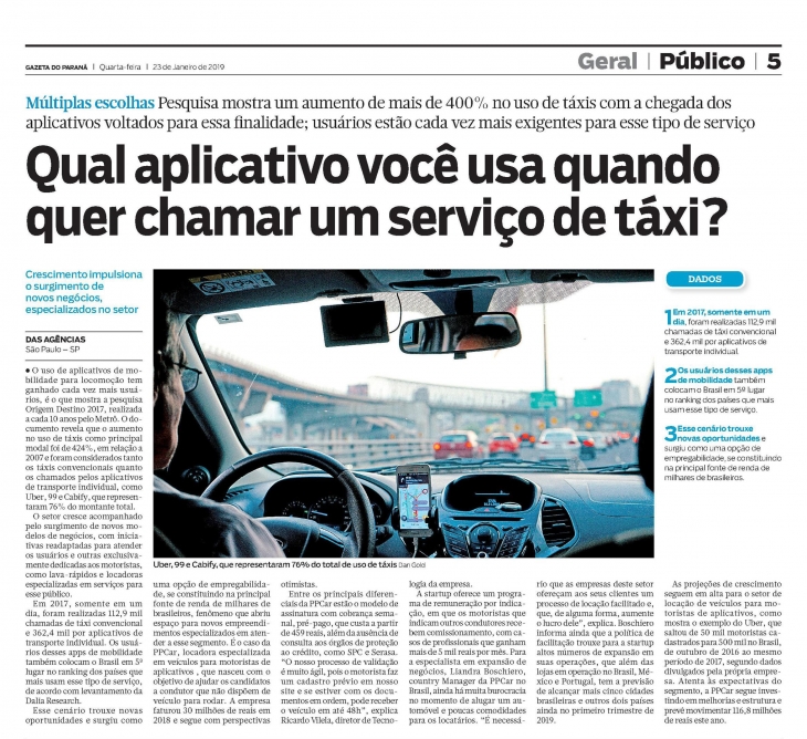 PPCar no Gazeta do Paran&aacute;