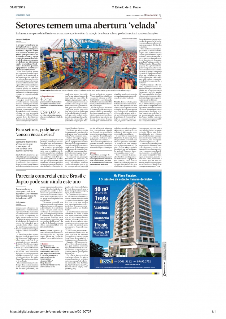 Abimei saiu no Estad&atilde;o